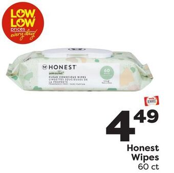 Weis Markets Honest wipes offer