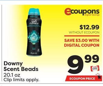 Weis Markets Downy scent beads offer