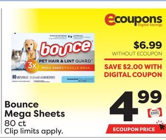 Weis Markets Bounce mega sheets offer