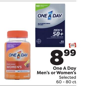 Weis Markets One a day men's or women's offer