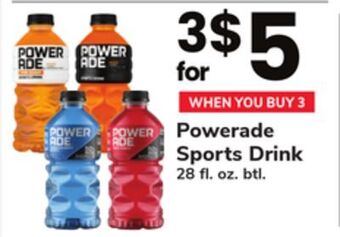 ACME Powerade sports drink offer