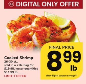 ACME Cooked shrimp offer