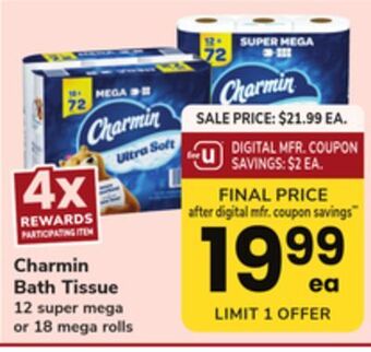 ACME Charmin bath tissue offer
