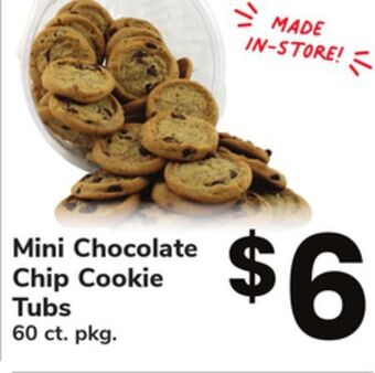 ACME Mini chocolate chip cookie tubs offer