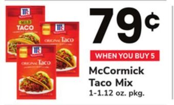 ACME Mccormick taco mix offer