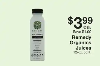 Fairway Store Market Remedy organics juices offer
