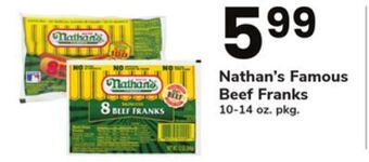 ACME Nathan's famous beef franks offer