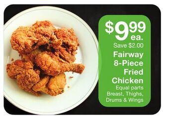 Fairway Store Market Fairway 8-piece fried chicken offer