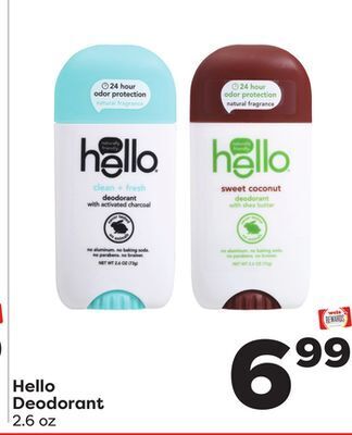 Weis Markets Hello deodorant offer