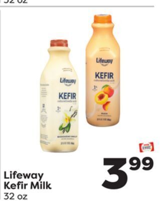 Weis Markets Lifeway kefir milk offer