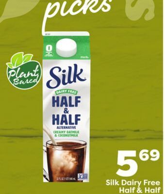 Weis Markets Silk dairy free half & half offer