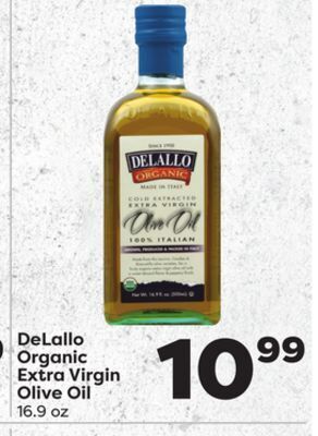 Weis Markets Delallo organic extra virgin olive oil offer