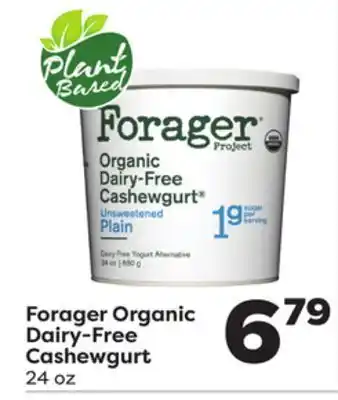 Weis Markets Forager organic dairy-free cashewgurt offer