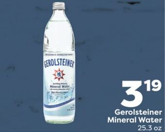 Weis Markets Gerolsteiner mineral water offer