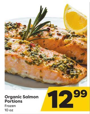 Weis Markets Organic salmon portions offer