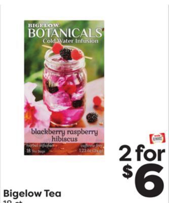 Weis Markets Bigelow tea offer