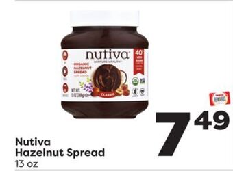 Weis Markets Nutiva hazelnut spread offer