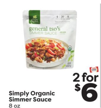 Weis Markets Simply organic simmer sauce offer