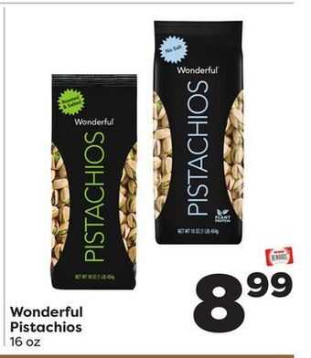 Weis Markets Wonderful pistachios offer