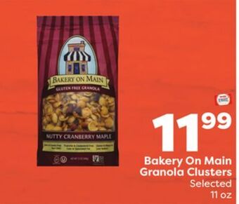 Weis Markets Bakery on main granola clusters offer