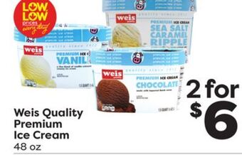 Weis Markets Weis quality premium ice cream offer