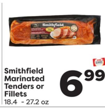 Weis Markets Smithfield marinated tenders or fillets offer