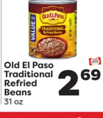 Weis Markets Old el paso traditional refried beans offer