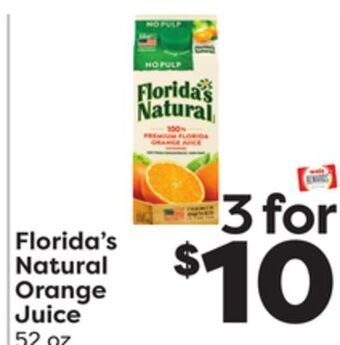 Weis Markets Florida's natural orange juice offer
