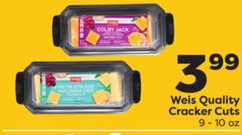 Weis Markets Weis quality cracker cuts offer