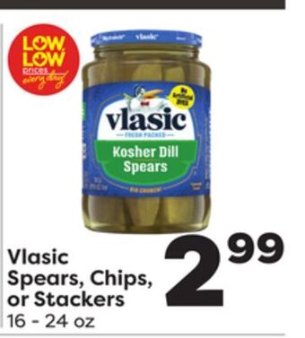 Weis Markets Vlasic spears, chips, or stackers offer