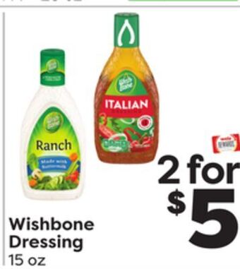 Weis Markets Wishbone dressing offer