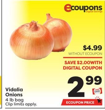 Weis Markets Vidalia onions offer