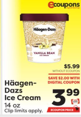 Weis Markets Häagen-dazs ice cream offer