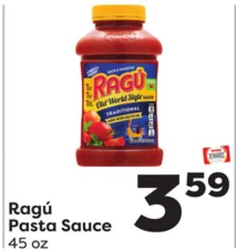Weis Markets Ragú pasta sauce offer