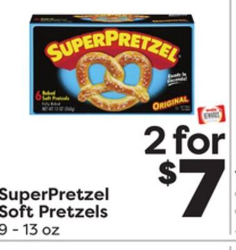 Weis Markets Superpretzel soft pretzels offer