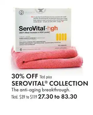 Boscov's Serovital® collection offer