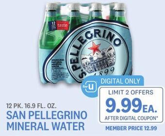 Kings Food Markets San pellegrino mineral water offer