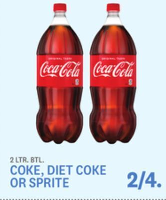 Kings Food Markets Coke, diet coke or sprite offer