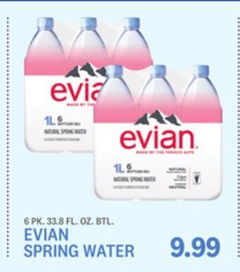 Kings Food Markets Evian spring water offer