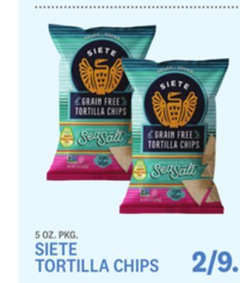 Kings Food Markets Siete tortilla chips offer