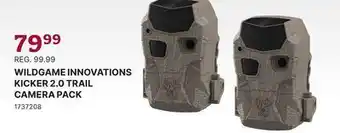 Sportsman's Warehouse Wildgame innovations kicker 2.0 trail camera pack offer