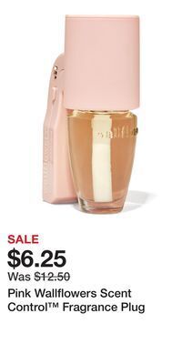 Bath & Body Works Pink wallflowers scent control™ fragrance plug offer