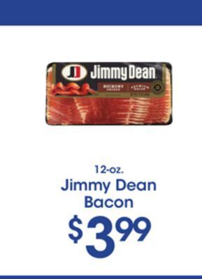 Price Rite Jimmy dean bacon offer