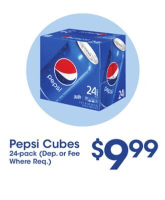Price Rite Pepsi cubes offer