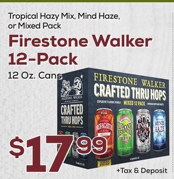 DeCicco & Sons Firestone walker 12-pack offer