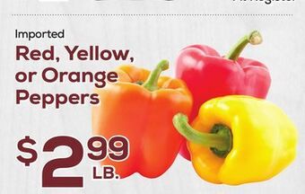 DeCicco & Sons Red, yellow, or orange peppers offer