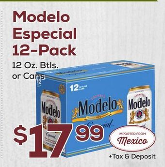 DeCicco & Sons Modelo especial 12-pack offer