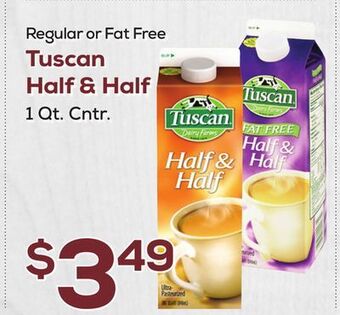 DeCicco & Sons Tuscan half & half offer