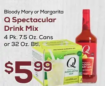 DeCicco & Sons Margarita q spectacular drink mix offer