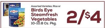 DeCicco & Sons Birds eye steamfresh vegetables offer